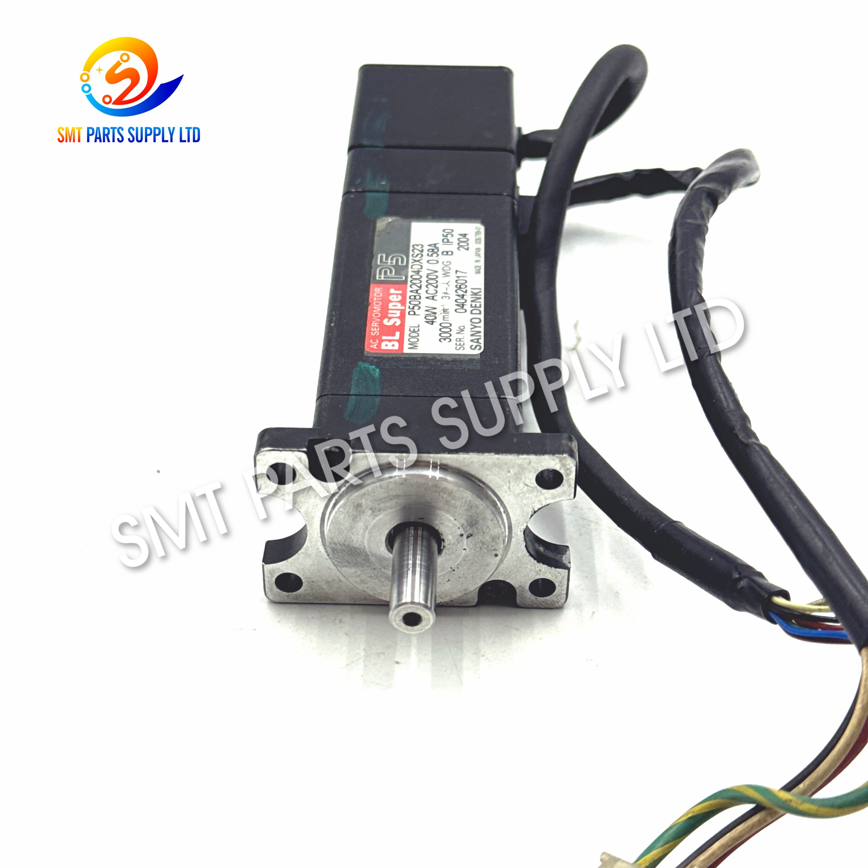 SANYO P50BA2004DXS23 Z-Axis Servo Motor for I-PULSE M1/M2/M4S Pick and Place Machines