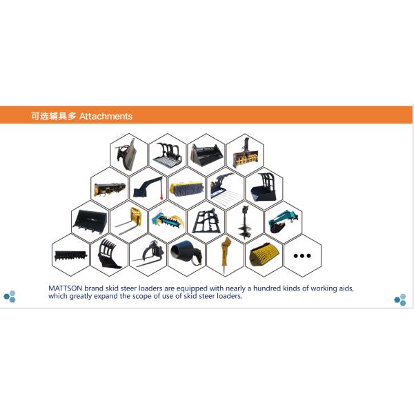 China rubber tracked mini skid steer loader 25Hp diesel engine Joystick