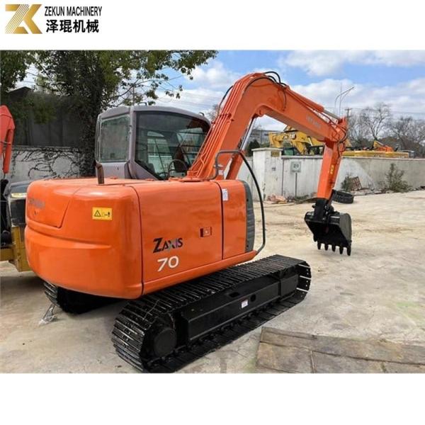 Mini Construction Equipment Used Hitachi ZX70 Excavator Durable Crawler Excavator