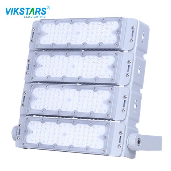 alojamento de prata exterior da luz de inundação 500W do diodo emissor de luz de 50000lm 12kg para a ponte