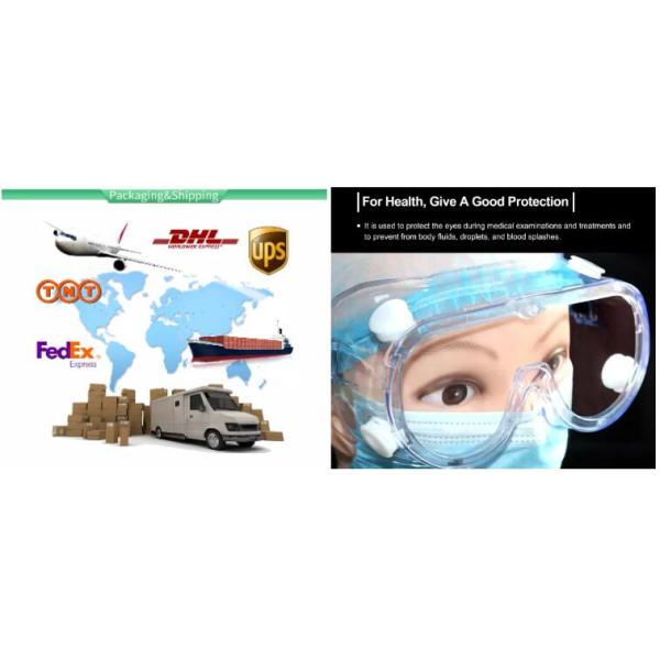 Chemical Resistant Eye Protection Goggles , Reliable Fog Proof Safety Glasses