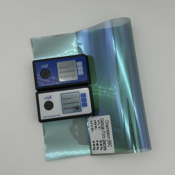Nasido IRR99% Blue Chameleon Window Tint 2 mil Thickness Explosion Proof Anti UV