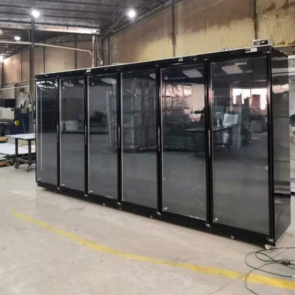 Remote Compressor 4000L Upright Beer Fridge With 6 Glass Door