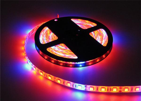 Energy Saving IP65 Aquarium Led Strip , 7000k DC 12V Led Grow Light Strips