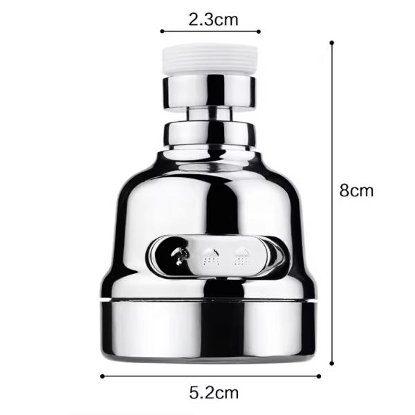 Lizhen Plastic Water Kitchen Faucet Filter Faucet Extender 360 Rotate Shower Head Lengthen Tap