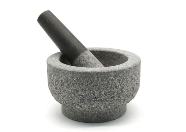 Heavy Duty Stone Mortar And Pestle Set For Guacamole Pesto Herb Granite Grinder Bowl