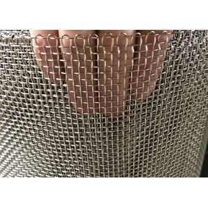 Wrapped Edge Stainless Steel 304 1X30M Woven Wire Mesh Screen