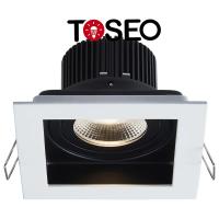 La place blanche d'ÉPI ignifuge d'Alu de moulage mécanique sous pression LED Downlights avec la lumière de tache enfoncée par radiateur