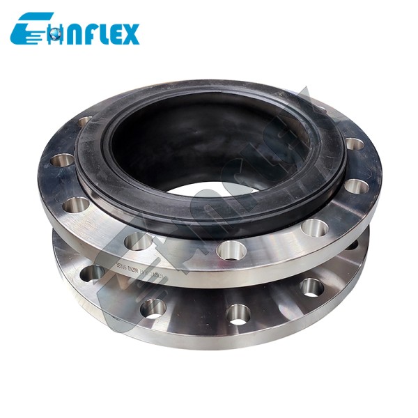 PN16 Pressure Rating Rubber Expansion Joint: High-Pressure PTFE Lined Flanged Bellows for Chemical Pipelines