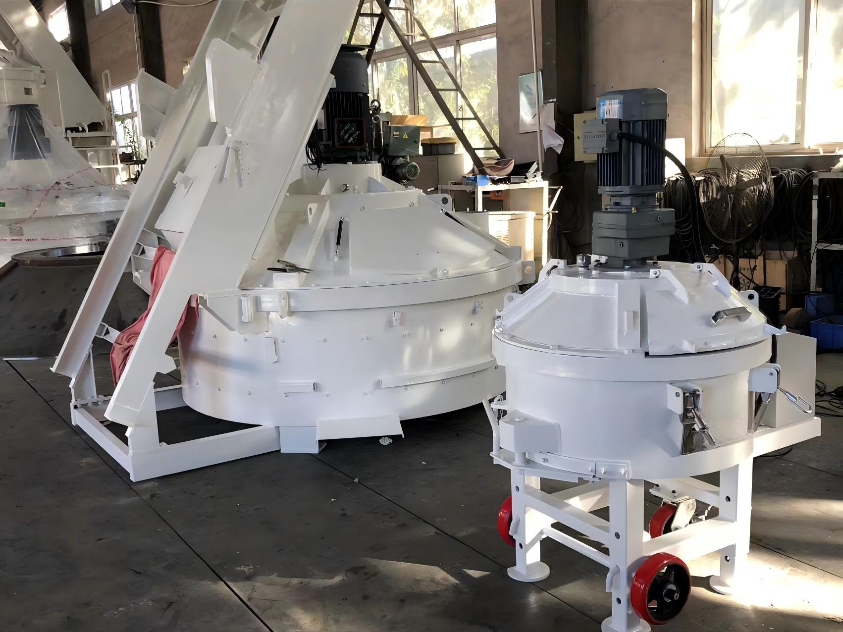 Vertical Shaft Concrete Mixer For Dry-Hard Concrete And Professional Cement Plant Equipments