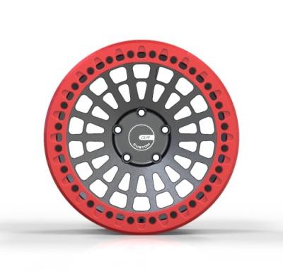 Ring Truck Forged Wheels vermelho 2500 libras de PCD 5X127 para 4x4 SUV Offroad
