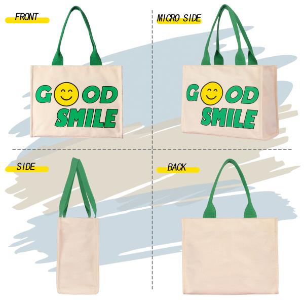 Хозяйственные сумки хлопка холста многоразовые Tote Multiscene для женщин