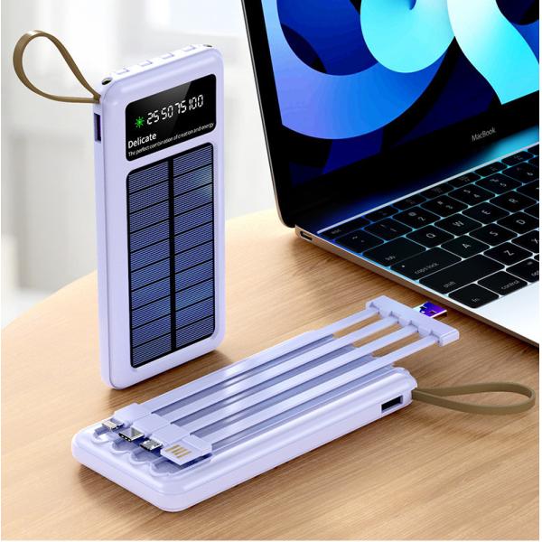 Universal Lithium Ion Solar Power Bank 20000mAh Power Bank With 3A Output Voltage 5V