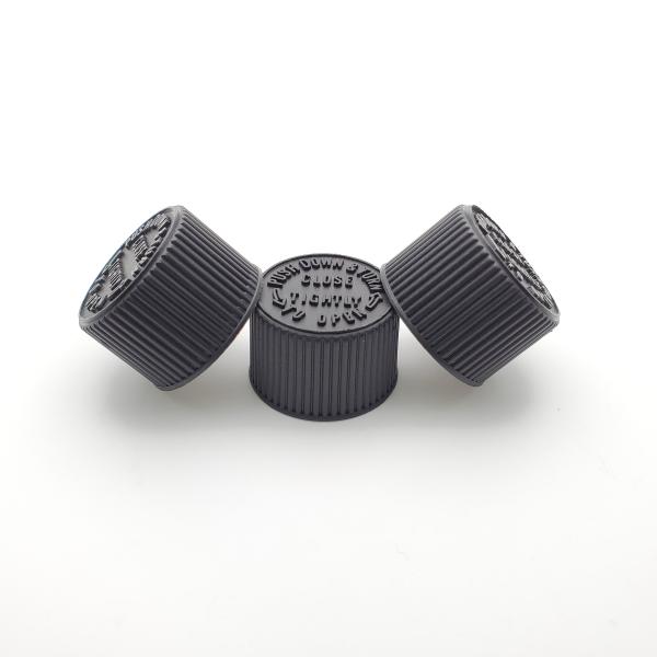 Ribbed Closure 20mm Screw Cap , Child Proof Pill Bottle Lid