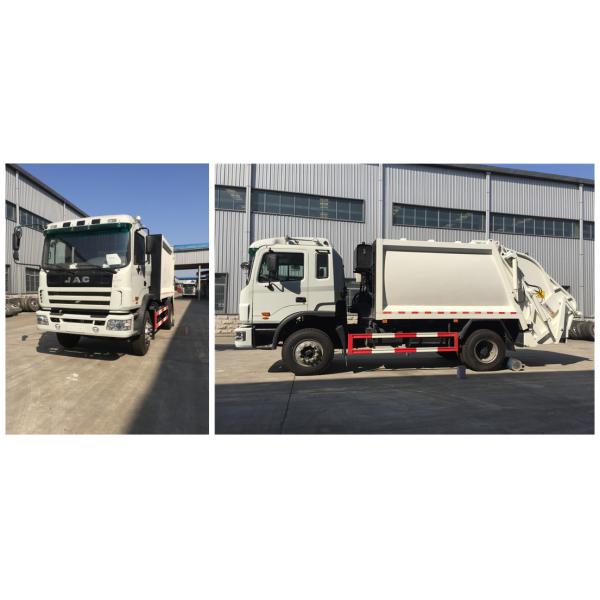 Euro II RHD JAC 5cbm Garbage Compactor Truck 5000 Liters Fully Sealed