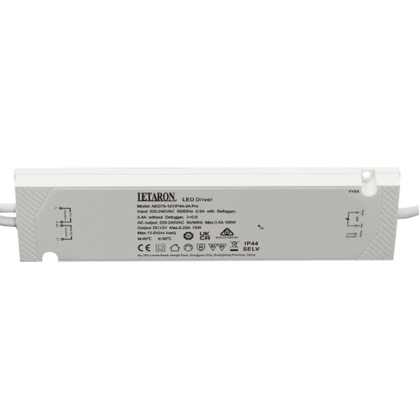 Latest Output 75W 12V Constant Voltage Led Driver without Flicker for LED Lighting