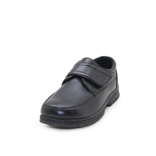 Customized Leather ODM Boys Velcro School Shoes Soft Fabric Deodorization