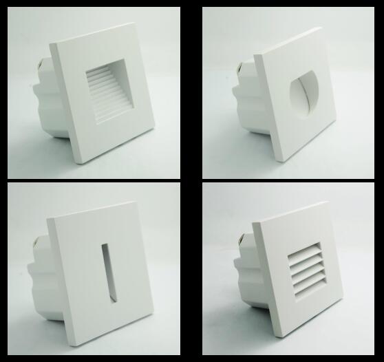 Wall Surfuce Mounted Outdoor Led Corner Light 3000k Bezel Interchangeable