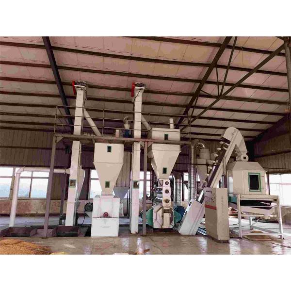 500kg/h 1t/h 2t/h Automatic Poultry Feed Pellet Production Line / Pellet Plant Small Manufacturing Machines Linea Produccion Pellets Alimentos Cerdos