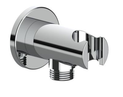 Anti Corrosion Bathroom Shower Spare Parts Chrome Finish Shower Hose Wall Outlet