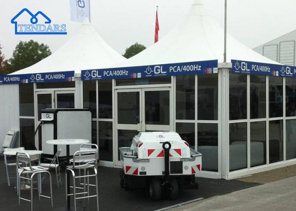 UV-Resistant/Fireproof/Waterproof Custom New PVC Aluminum Frame Marquee Glass Marquee Tent For Sale