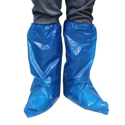18G Blue Veterinary Disposable Shoe Covers with Machine and Hand Craft