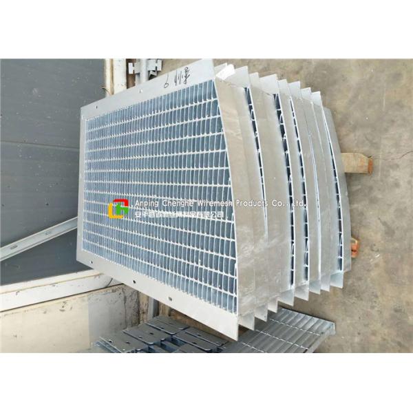 Trench Cover Galvanized Bar Grating High Bearing Anti - Corrosion Special Shape