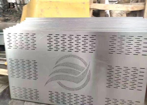 Customized Perforated Metal Mesh Round / Slotted / Square Hole