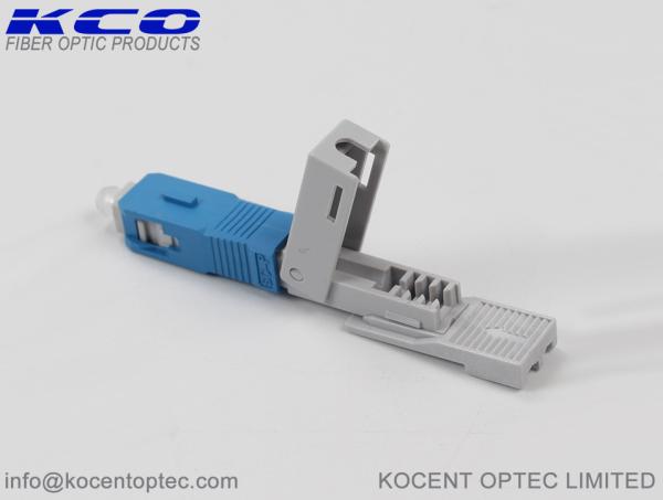 FOFC SC UPC Field Assembly Connector FTTH Drop Cable 0.3dB Insertion Loss