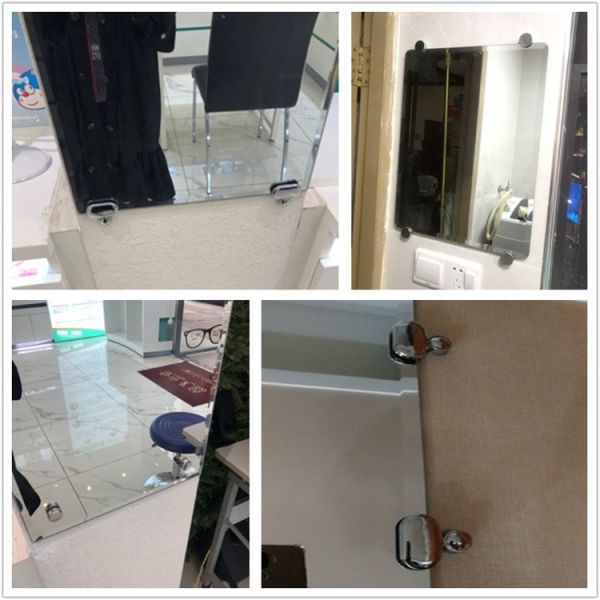 Flat And Round Head Brass Swivel Mirror Screw Polished Finish Customized Size