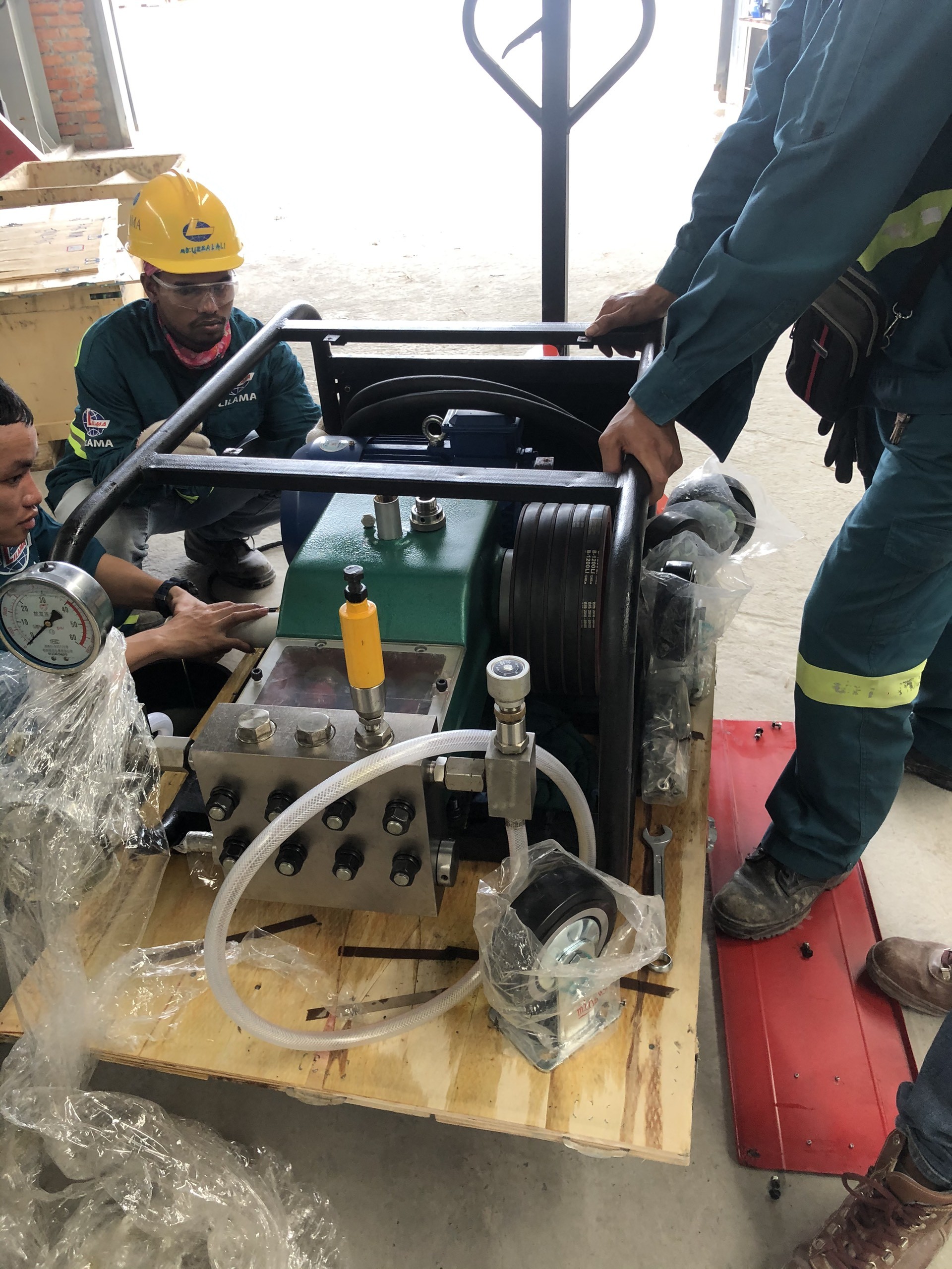 давления уборщиков давления 50L/Min 15000psi насосы промышленного высокого высокого более чистые