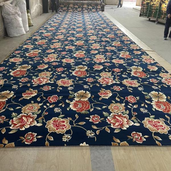 Customized Patterns Cushioned Mosque Prayer Carpet For Mosque Density 7*9 4*25 Roll