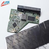 Hot Popular China manufacturer 1mmT 1.5w black thermal conductive gap filler pad 35shore00 for LED modules