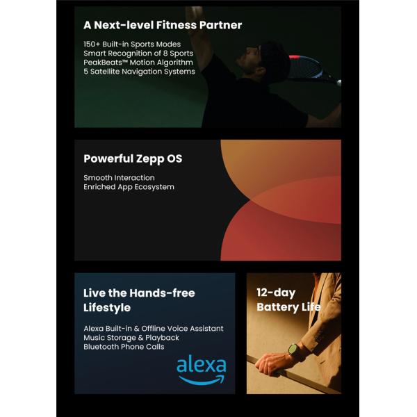 Newest Original Amazfit GTR 3 Pro GTR3 Pro Waterproof  Sleep Tracker SmartWatch Sport Watch Gtr3 Pro