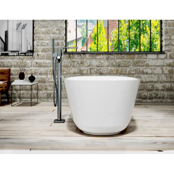 White Free Standing Soaker Tubs 1-2 People Capacity 1800*870*530mm