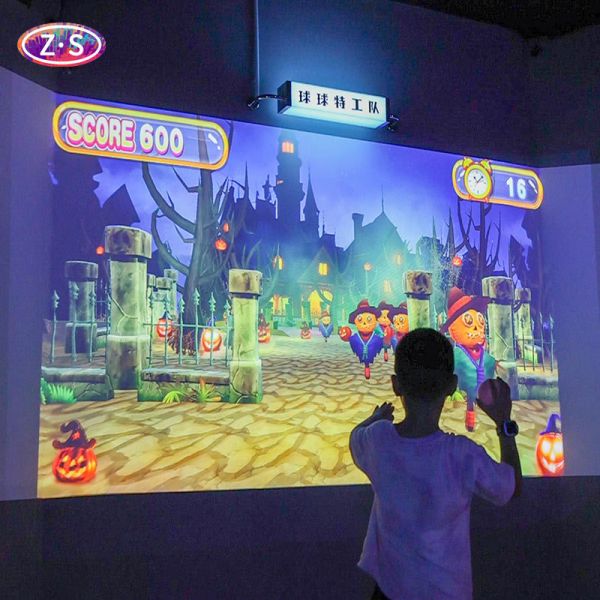 Pirates Attack Theme Interactive Wall Projection Games  With Dynamic Capture