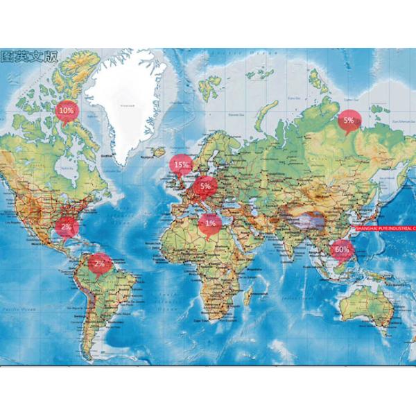 Trilhas de borracha do carregador durável resistente da trilha anti - largura da vibração 450mm