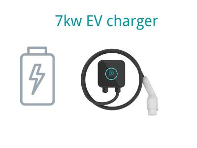 Level IP54 Wall Mounted EV Charger 7kw Home Charging Point 4.03kg