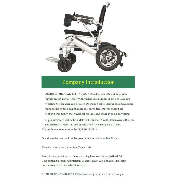 Disabled Light Folding Electric Wheelchair Elderly Electric Travel Wheelchair 950*600*930mm