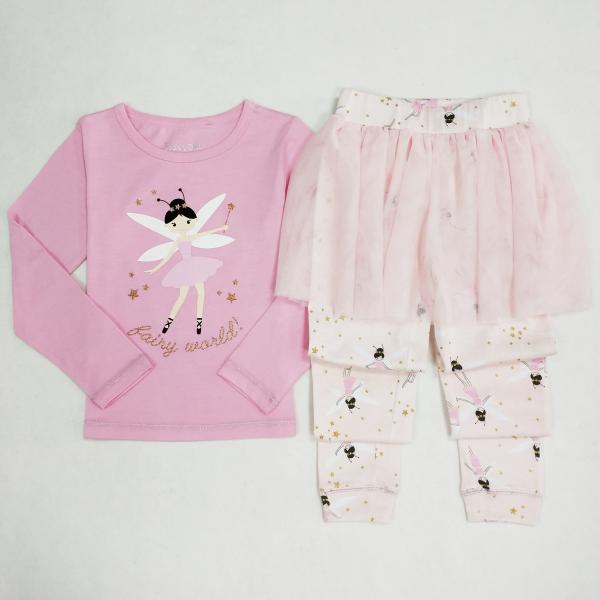 Customized Winter Home Wear Clothes Set Printed Kids Pajamas for Girls