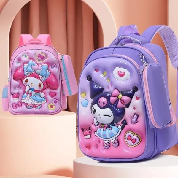 Customizable 3D Cartoon Printing Kindergarten Bagpack Student Rucksack Waterproof Children School Backbag For Kids School Backpack Design Backpack