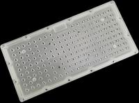 156 en 1pcs 2835LEDs Trois schémas de distribution de lumière Contrôle précis de la lumière Lentille d'éclairage de rue étanche