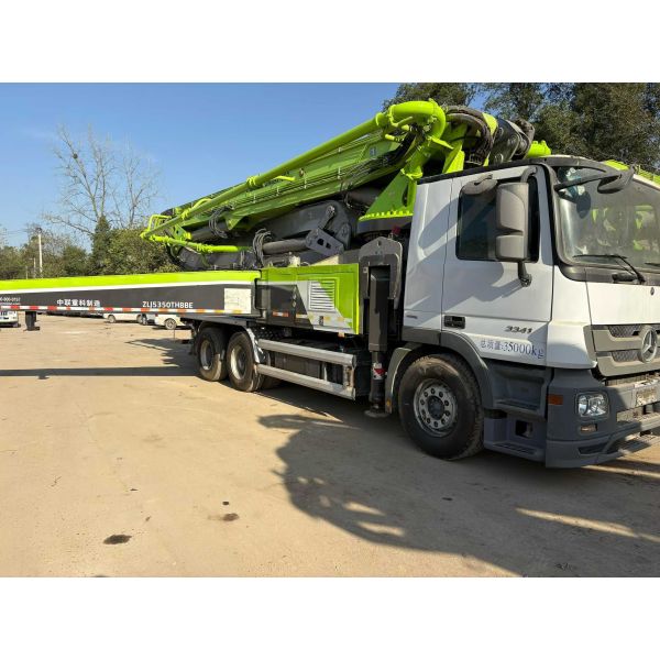 Used 2019 Zoomlion ZLJ5350THBBE 49m Concrete Pump