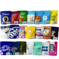 La tirette Mylar de biscuits met en sac le support comestible imprimé par coutume 3.5g de Runtz Gummies