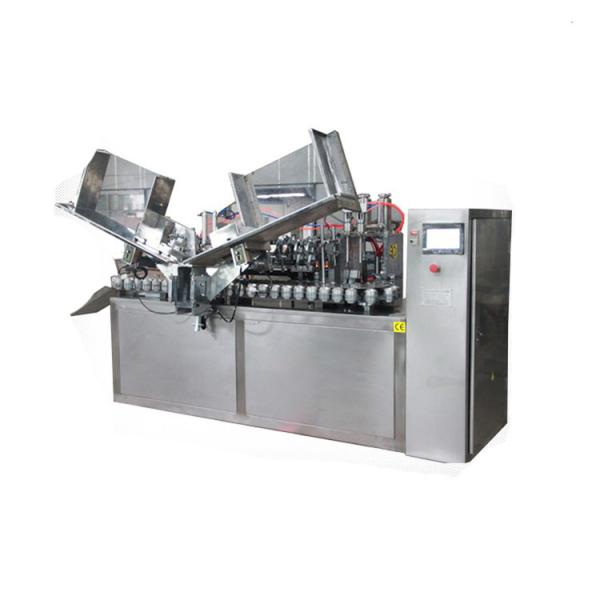 Fully Automatic Tube Filling Sealing Machine 3kw For Cosmetic Cream Products