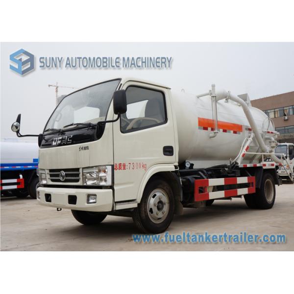 Dongfeng 4000L 100hp Vacuum Tank Truck 4x2 Suction Type Sewer Scavenger