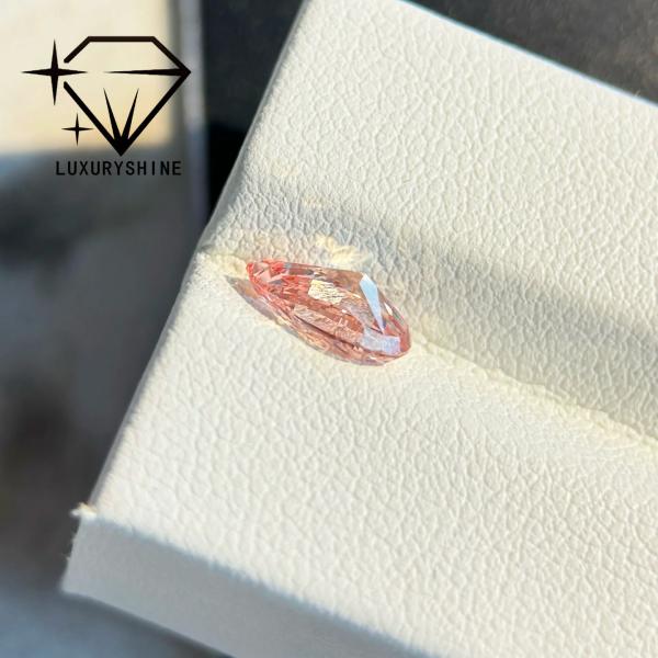 LuxuryShine 1-15CT Fancy pink Pear cut Lab Grown Diamond VVS-VS Loose Diamonds & Wedding Jewelry & Customized jewelry 