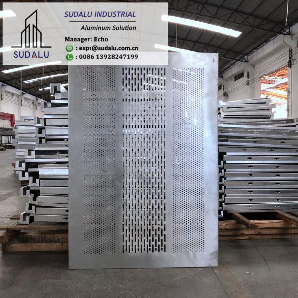 SUDALU Aluminum CNC Curvel Panel Aluminum For Wall Decoration Aluminum Perforated Sheets