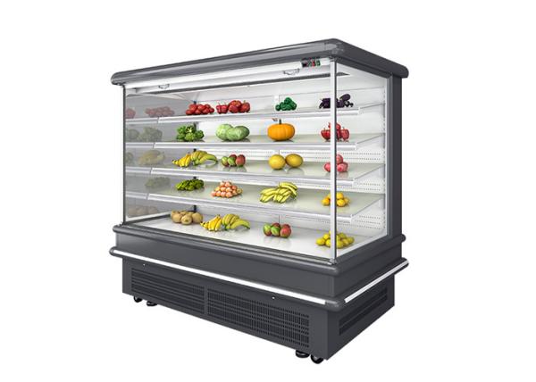 1420L obstruem no refrigerador aberto da exposição do supermercado do refrigerador de Multideck