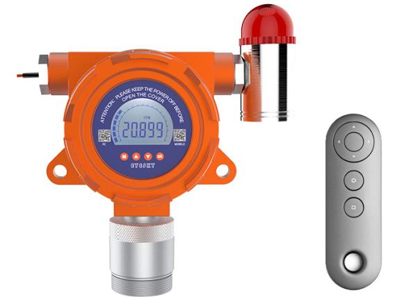 Intelligent On Line Benzene Industrial Gas Detectors 0-100ppm Light & Sound Alarm